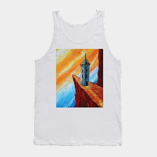 Oil Painting - The Watchtower I. 2012 Tank Top